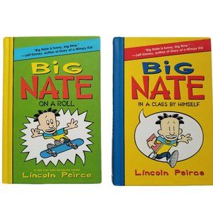 2 Big Nate Books by Lincoln Peirce - Hardcover